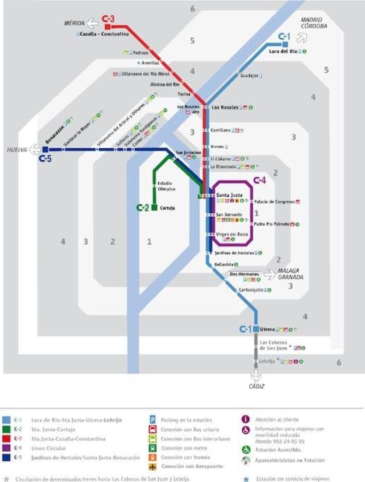 Fibes Con Piscina Y Parking Gratis Apartamento Sevilla Este Eksteriør billede